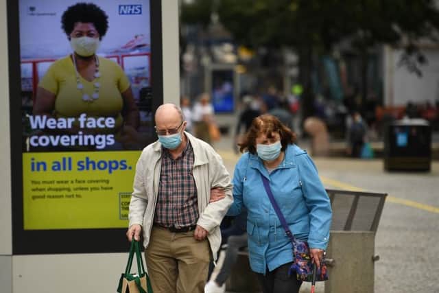 Face masks will be required in shops and on pblic transport from Tuesday