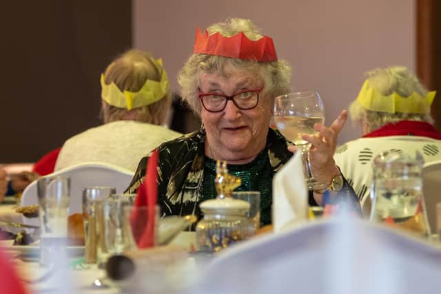 Getting in the festive spirit.