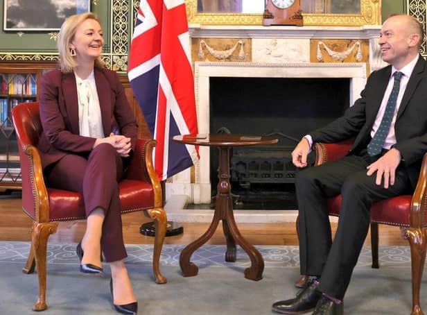 Daventry MP will be working alongside foreign secretary Liz Truss following his government promotion