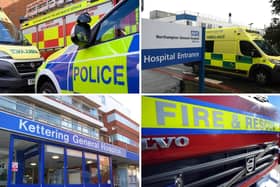 A major incident has been called by NHS and emergency services in Northamptonshire