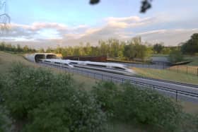 Tunnels will take HS2 under three miles of Northamptonshire countryside