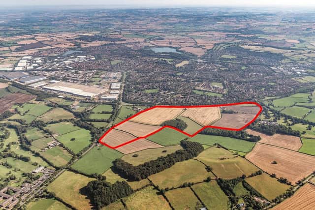 The land where the expansion is taking place, off Staverton Road.