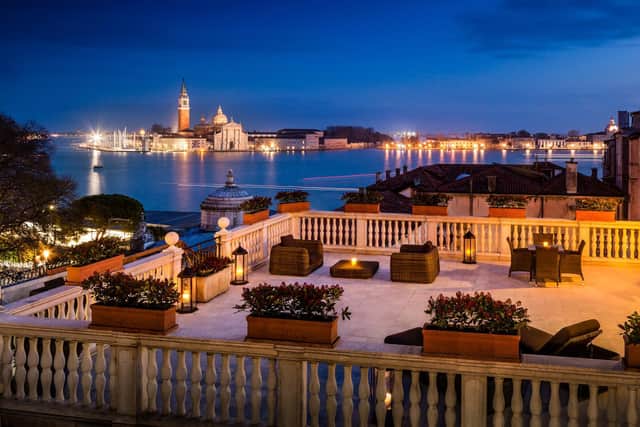 Heavenly balcony views at Baglioni Hotel Luna in Venice