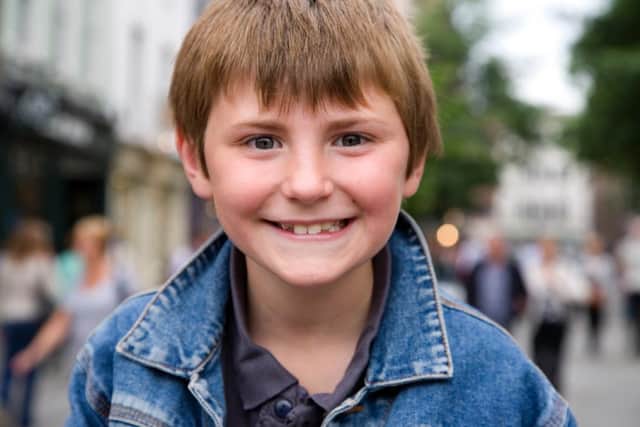 Len, aged nine.