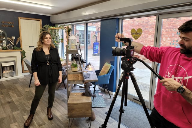 Lights, camera, action at the independent shops.