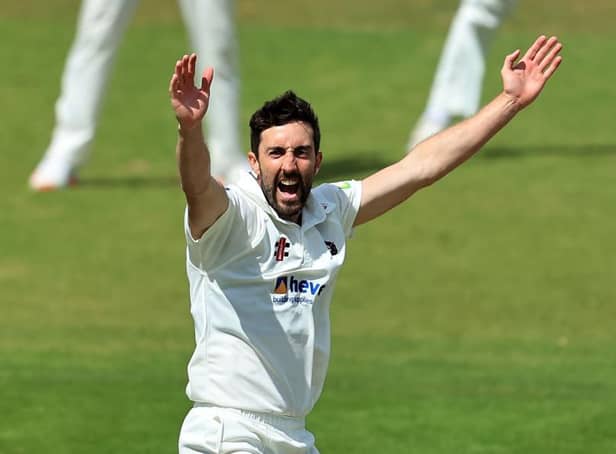 Ben Sanderson claimed three wickets in his 10 overs at Grace Road