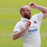 Luke Procter was one of two Northants bowlers to claim a wicket against Cardiff UCCE