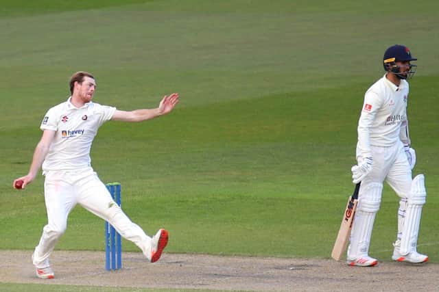 Action from Lancashire v Northants