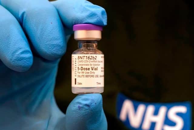 The Pfizer-BioNTech vaccine was the first to be approved in the UK. Photo: Getty Images