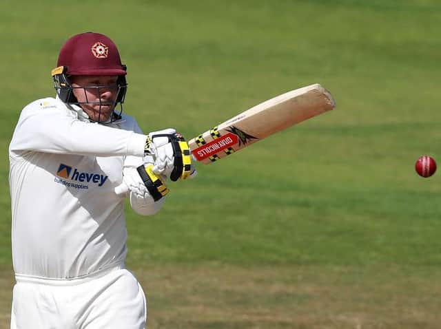 Skipper Adam Rossington top scored for Northants with 49