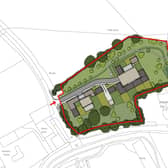 How the 12 homes on land to the north of Church Lane in Bugbrooke would be laid out if approved. Photo: Land Allocations/Clendon Architecture