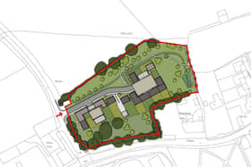 How the 12 homes on land to the north of Church Lane in Bugbrooke would be laid out if approved. Photo: Land Allocations/Clendon Architecture