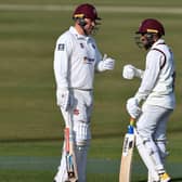 Adam Rossington and Saif Zaib helped Northants recover from 76 for five to 251 for seven against Glamorgan