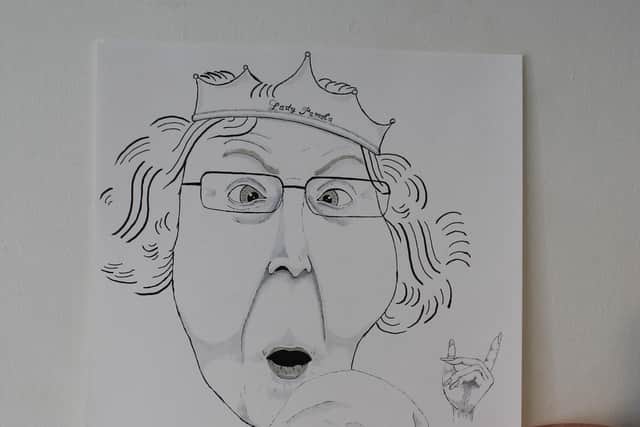 The portrait of Pam Rankin.