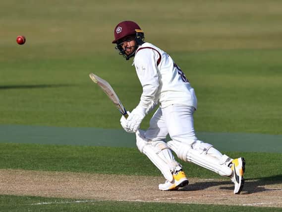 Saif Zaib top-scored for Northants against Yorkshire, making 55