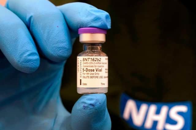 The Pfizer-BioNTech vaccine was the first to be approved in the UK