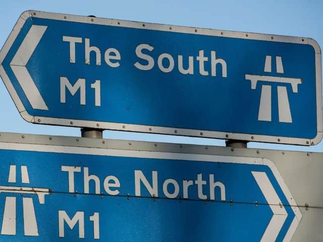 A crash has blocked one lane on the M1 during Monday's morning rush-hour