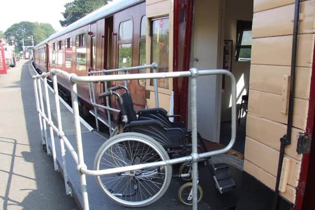 The Railway's wheelchair compartment is new for 2021