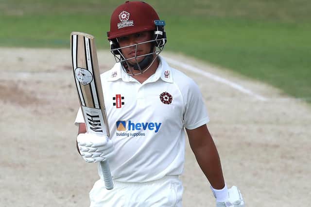 Ricardo Vasconcelos will be hoping to raise his bat to supporters this week