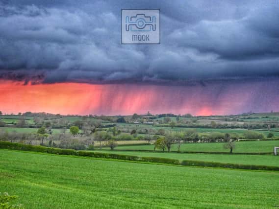 A scene over Staverton this week.