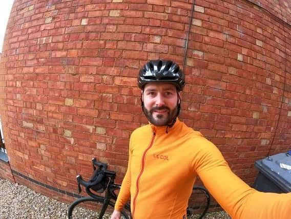 Matthew Holme will be cycling from Lands End to John O'Groats in September for the British Heart Foundation