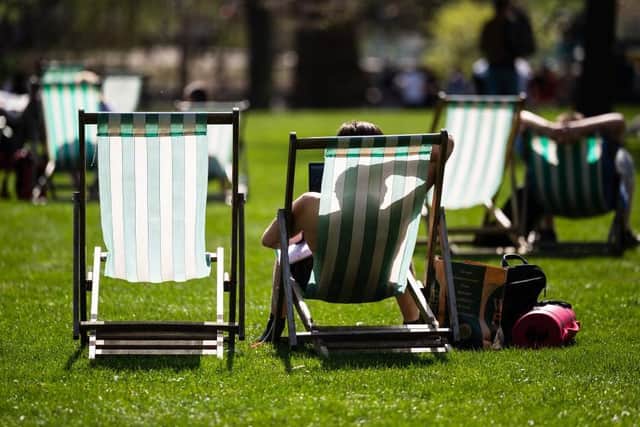 Northamptonshire's parks and open spaces have been packed with people lapping up the sun
