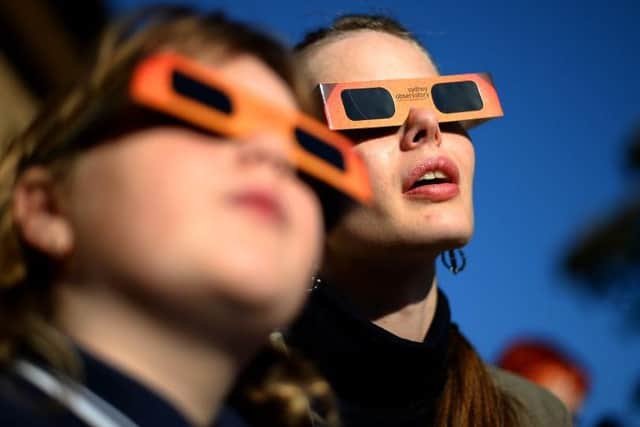 Experts warn not to look directly at tomorrow's partial eclipse without special glasses