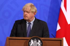 Boris Johnson delivered his disappointing news in a Downing Street news conference last night