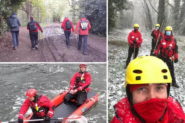 The team are out in all weathers and on all terrains