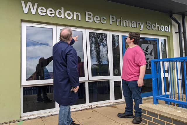 Helping young people at Weedon Bec Primary.