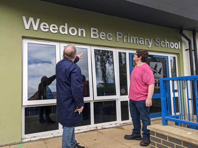 Helping young people at Weedon Bec Primary.