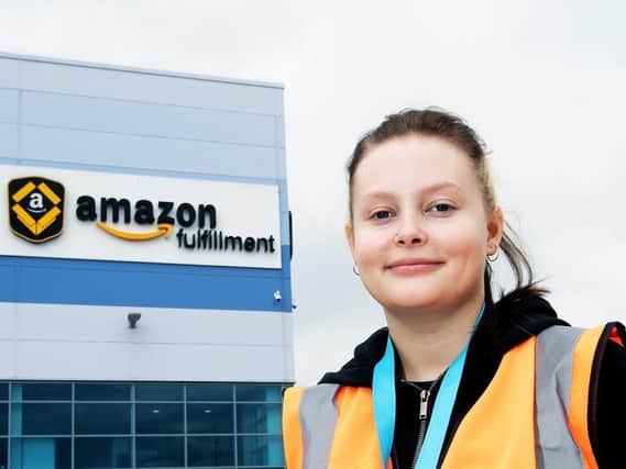 Leigh Green has started Amazon's health, safety and environment technician apprenticeship at its Daventry fulfillment centre after dropping out of university