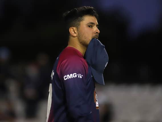 Ricardo Vasconcelos shows his disappointment as the Steelbacks suffer defeat at Derby (Pictures: Peter Short)