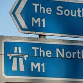 One lane is blocked on te M1 at Junction 15A on Wednesday morning