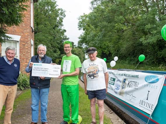 Raising funds at Braunston Marina. Picture: Victoria Jane Photography.
