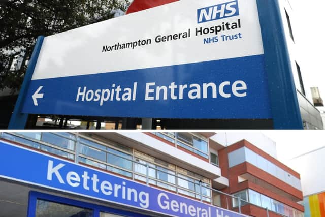 Northamptonshire's two NHS hospitals are treating 24 Covid patients as of today (Friday)