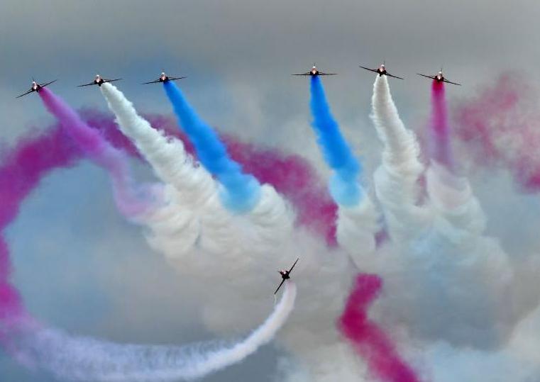 Where and when to see the Red Arrows over Northamptonshire before ...