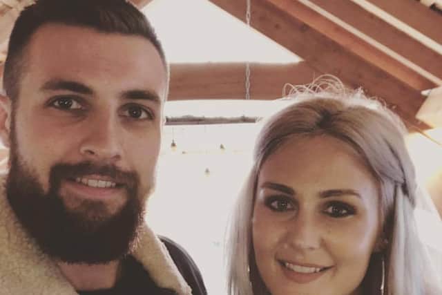 The couple will tie the knot in October.
