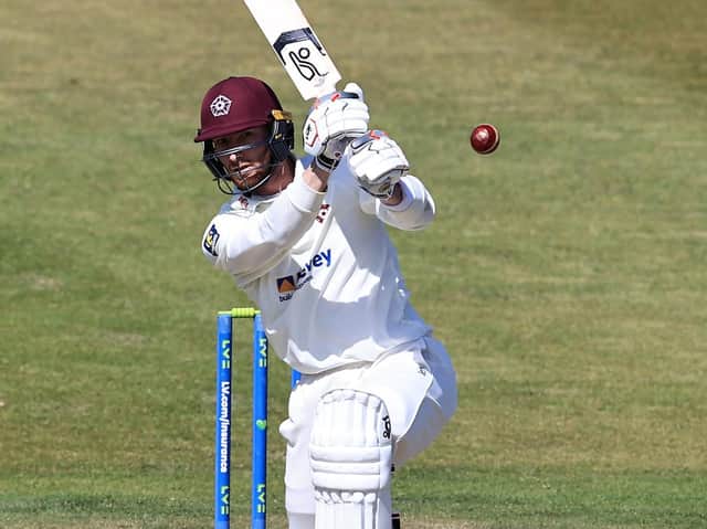 Rob Keogh ended the day on 46 not out for Northants
