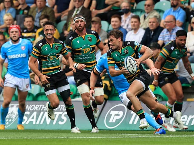 George Furbank scored Saints' first try of the new season
