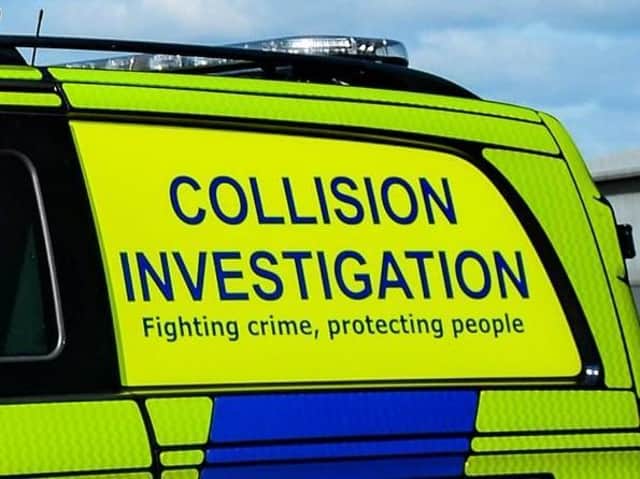 Crash investigators are appealing for witnesses after a biker was seriously injured on the A5 on Saturday