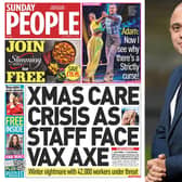 Unions are warning of staff shortages in county care homes after health secretary Sajid Javid refused to extend the jabs deadline