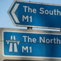 A crash is blocking two lanes on the northbound M1 close to junction 15A
