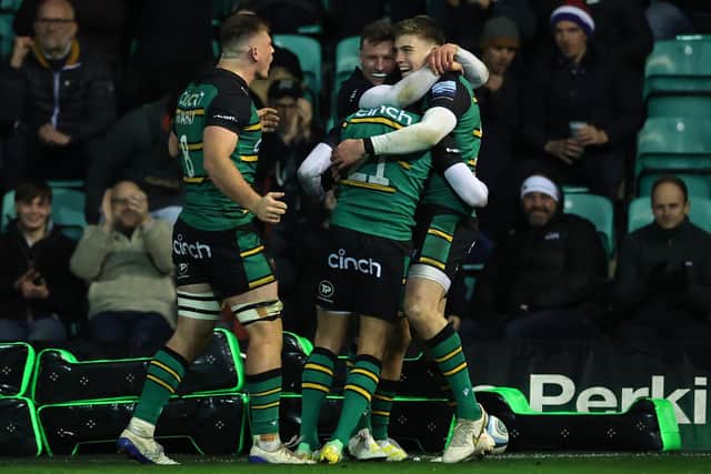 Tommy Freeman scored twice as Saints saw off Exeter