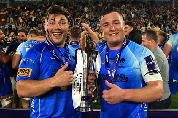 Ethan Waller won the Premiership Rugby Cup with Worcester