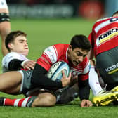 Santiago Carreras was in the thick of the action for Gloucester