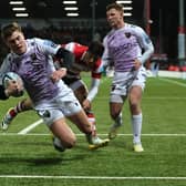 Tommy Freeman scored two first-half tries for Saints at Kingsholm