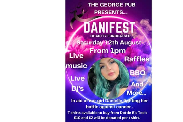 Danifest is set to take place on Saturday, August 12, at The George, on Saint James Street, in Daventry.