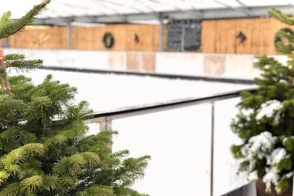 The ice rink is set to open at Whilton Locks Garden Village on Friday November 17 (picture: WLGV)