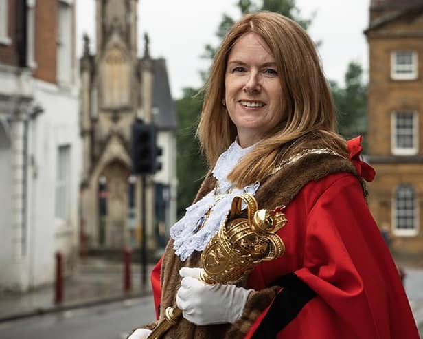Councillor Karen Tweedale, the new Mayor of Daventry, pictured.